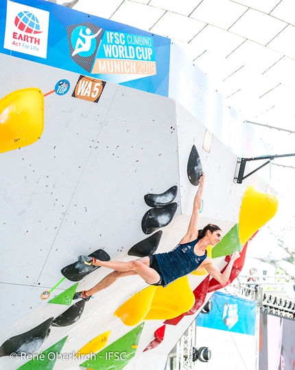 Fanny Gibert - Fanny Gibert a Monaco, Coppa del Mondo Boulder 2019