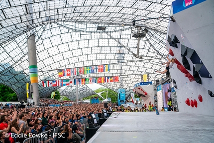 Janja Garnbret - Janja Garnbret at Munich, Bouldering World Cup 2019