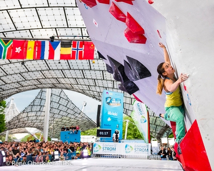 Ievgeniia Kazbekova - Ievgeniia Kazbekova a Monaco, Coppa del Mondo Boulder 2019