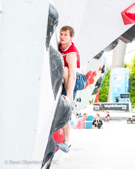 Aleksey Rubtsov - Aleksey Rubtsov at Munich, Bouldering World Cup 2019
