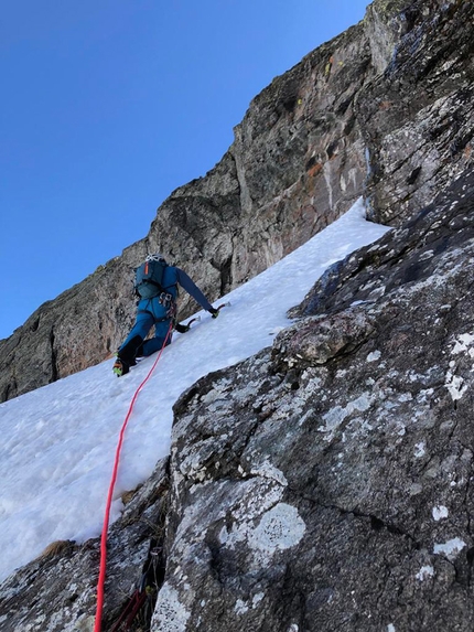 Val Tronella, Dente di Mezzaluna - Via del Gnà, Dente di Mezzaluna 2300m, Orobie Valtellinesi (Cristian Candiotto, Roberto Tommasetto)