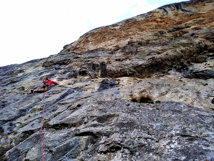 Il Viandante sul mare di nebbia, nuova via d'arrampicata nelle Alpi Orobie