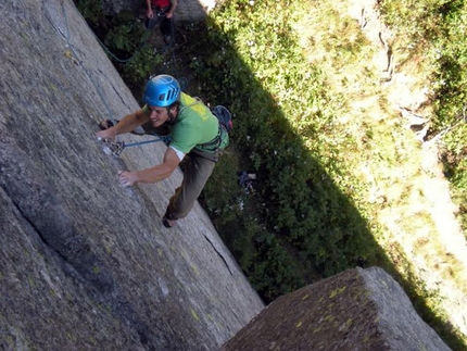 Meeting Internazionale di arrampicata Trad valle dell'Orco - Tom Randall apre al Sergent