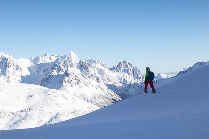 Lofoten & Lyngen Powder Expedition, Norvegia, Enrico Zampieri, Lorenzo Barutta, Massimo Guzzonato, Francesco Lazari, Matteo Sala - Durante il Lofoten & Lyngen Powder Expedition in Norvegia