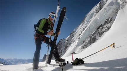 Denis Trento - Denis Trento: North Face of Nord Aiguille d’Argentière, Mont Blanc massif