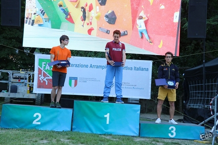 Campionati Italiani Giovanili Arrampicata - Durante i Campionati Italiani d'arrampicata sportiva 2019 ad Arco