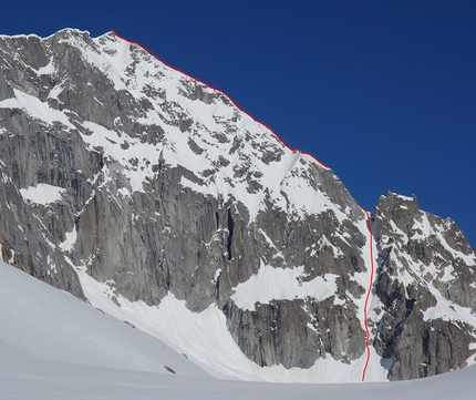 Presanella NE Ridge skied by Roberto and Luca Dallavalle