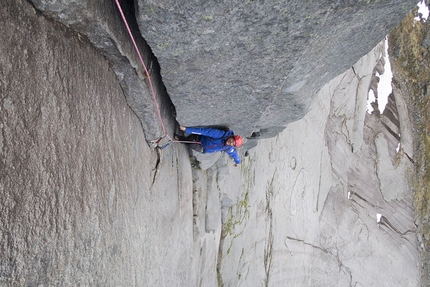 Lofoten Norway - The Human Timeline, East Face of Stamprevtinden South Peak, Lofoten Islands, Norway (Bernat Bilarrassa, Gerber Cucurell, Jordi Esteve 25/05/2019)