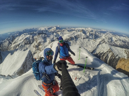 Gran Vernel, Dolomiti - Gran Vernel, Dolomiti: Stefano Tononi e Lorenzo Battisti in cima il 31/05/2019