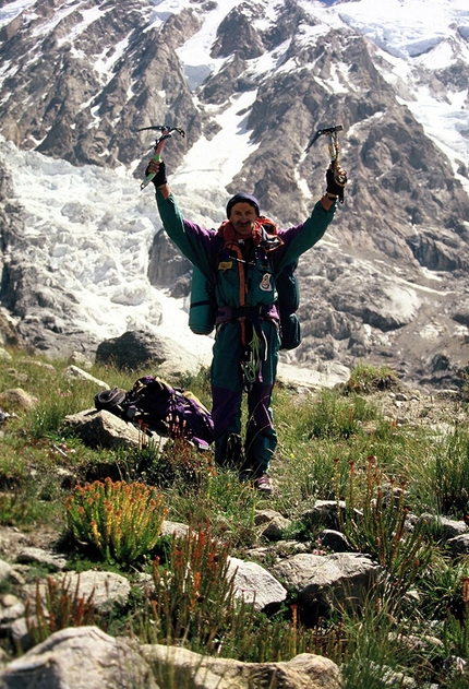 Krzysztof Wielicki - Krzysztof Wielicki dopo la sua salita in solitaria del Nanga Parbat nel 1996