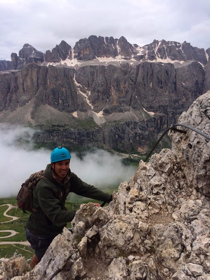 Piccolo Cir Puez Odle - Sulla Via Ferrata Piccolo Cir, Puez Odle, Dolomiti