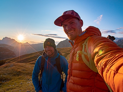 Tre Cime di Lavaredo, Dolomiti - Łukasz Dudek e Jacek Matuszek in Dolomiti