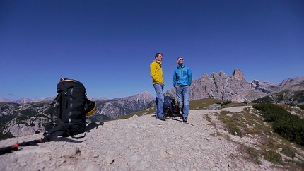 Tre Cime di Lavaredo, Dolomiti - I polacchi Łukasz Dudek e Jacek Matuszek in Dolomiti