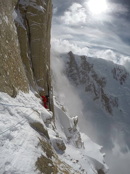 Denali Alaska - Denali Alaska: Bru Busom and Marc Toralles climbing the Slovak Direct route 