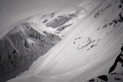 Simon Messner in solitaria sul Geshot Peak / Toshe III in Pakistan