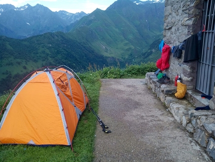 Papà e figlio sul Sentiero delle Orobie - Sul Sentiero delle Orobie (Alpi)