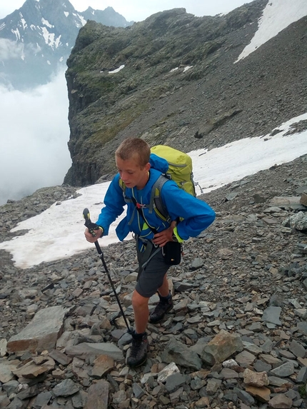 Papà e figlio sul Sentiero delle Orobie - Sul Sentiero delle Orobie (Alpi)