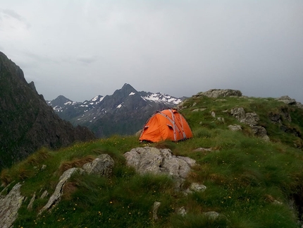 Papà e figlio sul Sentiero delle Orobie - Sul Sentiero delle Orobie (Alpi)