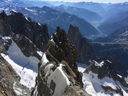 Pilier Rouge du Brouillard, Mont Blanc - Pilier Rouge du Brouillard, Mont Blanc: Gabriele Carrara, Marco Farina, Denis Trento