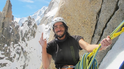 Hector Silva Peralta - Hector Silva Peralta: Via degli Svizzeri, Grand Capucin, agosto 2014.