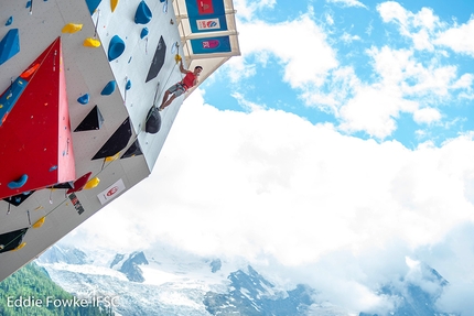 Lead World Cup 2019 - During the Chamonix stage of the Lead World Cup 2019