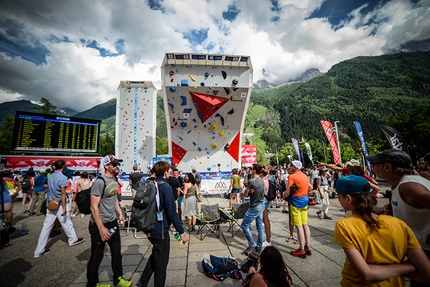 Coppa del Mondo Lead 2019 - Durante la Coppa del Mondo Lead 2019 a Chamonix