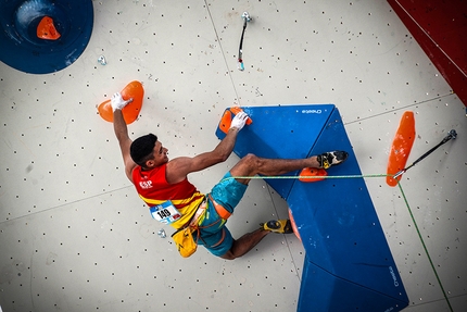 Lead Climbing World Cup 201 - Alberto Gines Lopez, , Semifinal, Lead World Cup 2019 at Chamonix