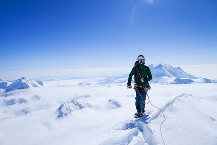 Cresta Cassin Denali - Sulla Cresta Cassin, Denali, Alaska (Hector Silva Peralta, Michele Colturi)