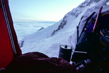 Cresta Cassin Denali - Sulla Cresta Cassin, Denali, Alaska (Hector Silva Peralta, Michele Colturi)