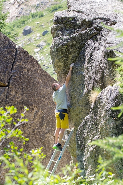 Gran Paradiso, Valle d'Aosta - Durante il Granpablok 2019, il meeting di arrampicata boulder al Gran Paradiso in Valle d’Aosta