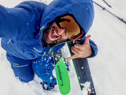 Carlalberto Cimenti - Cala Cimenti on the summit of Gasherbrum VII