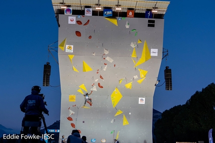 Marcello Bombardi - Marcello Bombardi competing in the third stage of the Lead World Cup 2019 at Briançon, France