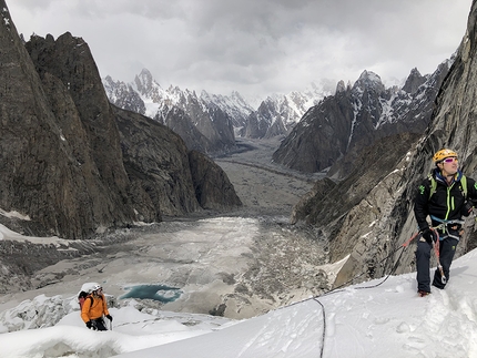 Kondus Valley Pakistan, Matteo della Bordella, Maurizio Giordani, Massimo Faletti e David Hall - Kondus Valley 2019: Matteo della Bordella, Maurizio Giordani, Massimo Faletti e David Hall hanno passato 17 giorni passati sotto i giganti del Karakorum