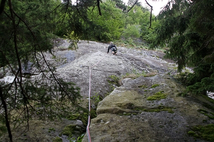 Arrampicata in Valle di Daone dove Nessuno vuole essere Robin