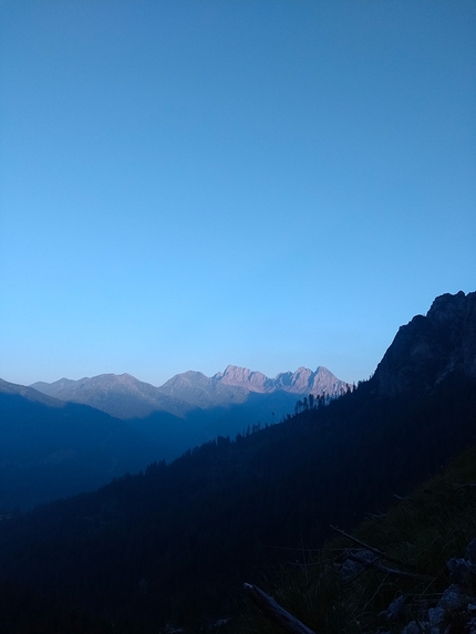 Pale di San Martino Dolomiti - Via quota 100, Pala di San Bartolomeo, Pale di San Martino, Dolomiti (Stefano Menegardi, Emanuele Menegardi)