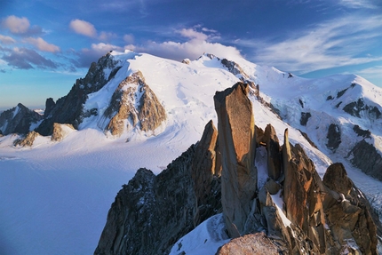 Lucie Hrozová - Grande Gendarme dell'Arête des Cosmiques, Monte Bianco