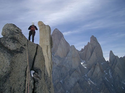 Slovenian pataGOnia 2005 expedition, Silvo Karo, Andrej Grmovsek, Tanja Grmovsek, Monika Kambic Mali - Slovenian pataGOnia 2005 expedition