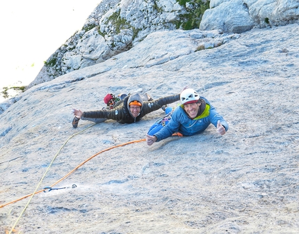 Picos de Europa, Tiro Pedabejo - L'apertura di Dardara su Tiro Pedabejo, Picos de Europa (Iker Pou, Kico Cerda, Ion Gurutz)