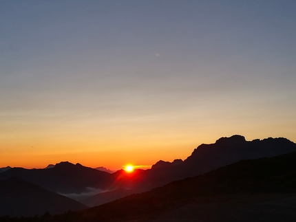 Picos de Europa, Tiro Pedabejo - L'apertura di Dardara su Tiro Pedabejo, Picos de Europa (Iker Pou, Kico Cerda, Ion Gurutz)