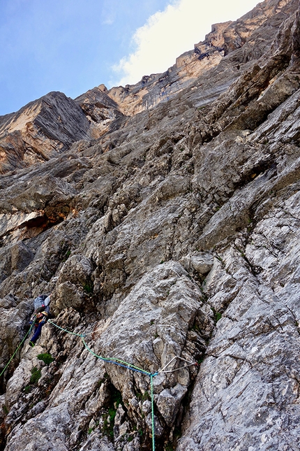 Civetta Dolomites, Symon Welfringer, Antonin Cechini, Aurélien Vaissière - Colonne d’Ercole, Civetta, Dolomites, climbed by Symon Welfringer, Antonin Cechini, Aurélien Vaissière