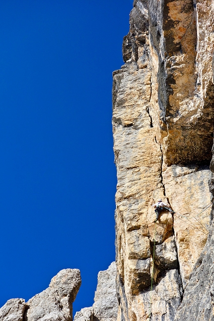 Civetta Dolomites, Symon Welfringer, Antonin Cechini, Aurélien Vaissière - Colonne d’Ercole, Civetta, Dolomites, climbed by Symon Welfringer, Antonin Cechini, Aurélien Vaissière