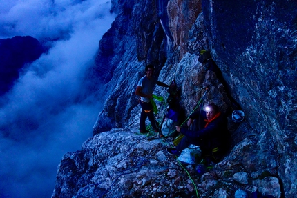 Civetta, Dolomiti, Symon Welfringer, Antonin Cechini, Aurélien Vaissière - Colonne d’Ercole, Civetta, Dolomiti, salita da Symon Welfringer, Antonin Cechini, Aurélien Vaissière