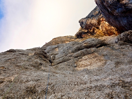 Civetta Dolomites, Symon Welfringer, Antonin Cechini, Aurélien Vaissière - Colonne d’Ercole, Civetta, Dolomites, climbed by Symon Welfringer, Antonin Cechini, Aurélien Vaissière