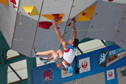 Davide Marco Colombo - Davide Marco Colombo, seventh at the IFSC World Youth Championships Arco 2019