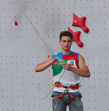 Davide Marco Colombo - Davide Marco Colombo, seventh at the IFSC World Youth Championships Arco 2019