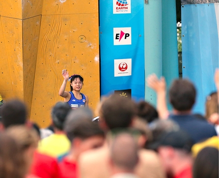 Natsumi Hirano - Natsumi Hirano (JPN) seconda, Campionati Mondiali Giovanili di Arrampicata Sportiva Arco 2019