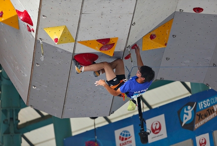 Hidemasa Nishida - Hidemasa Nishida, Campionati Mondiali Giovanili di Arrampicata Sportiva Arco 2019