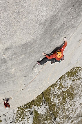 Arrampicata: Harald Berger con la salita di Silbergeier completa la 'trilogia' della Alpi