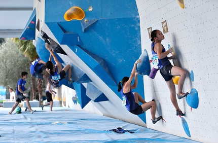 Arco nel pieno della festa di Mondiale, Alessia Mabboni in Finale Boulder