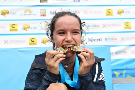 Oriane Bertone - Oriane Bertone, IFSC World Youth Championships Arco 2019